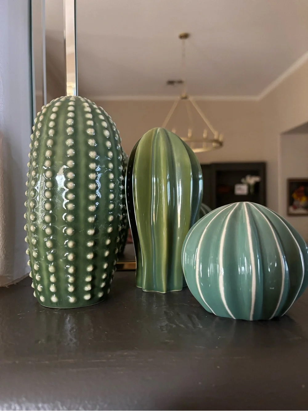 IKEA SJÄLSLIGT - Ceramic Cactus Set of 3